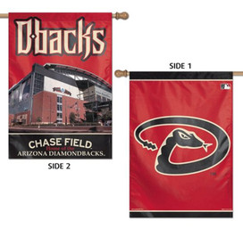 Arizona Diamondbacks MLB 2 Sided Vertical House Flag