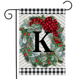 Monogramm Garten Flagge Initiale G – 30,5x45,7 Cm Aus Sackleinen, Doppelseitig Bedruckt