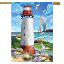 Coastal Lighthouse Nautical House Flag