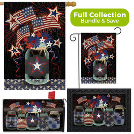 American Mason Jar Patriotic Design Collection