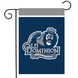 Briarwood Lane Old Dominion NCAA garden flag with lion logo on blue background, official licensed college decor.