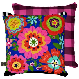 Briarwood Lane Bright Blooms spring decorative pillow with colorful floral print and vibrant flowers design.
