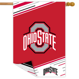 Ohio State University NCAA Licensed Double-Sided House Flag