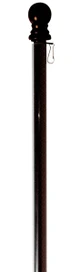 Briarwood Lane 57" Bronze Metal Flag Pole, hardware for house flags and accessories.