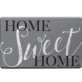 Briarwood Lane Home Sweet Home Comfort Mat, gray, rectangular, black and white text.