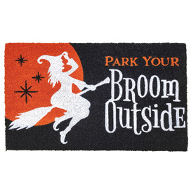 Briarwood Lane Come in For a Spell Coir Doormat 18 x 30 with witch design.