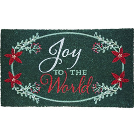 Joyful World Coir Doormat