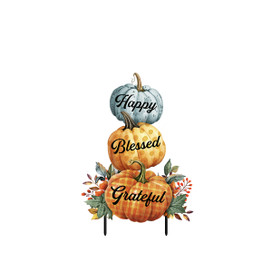 Briarwood Lane Herbst-Gartenflagge – Zwerg Mit Kürbis, Sackleinen, 31,8 X 45,7 Cm, Doppelseitig