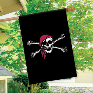 Red Bandana Summer House Flag
