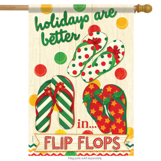 Flip Flop Holidays House Flag