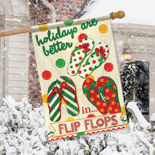 Flip Flop Holidays House Flag