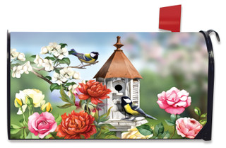 Home Sweet Birdhouse Large / Oversized Mailbox Cover