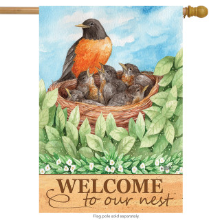 Robin Spring House Flag