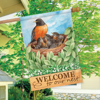Robin Spring House Flag