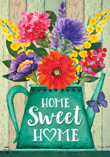 Home Sweet Home Spring House Flag