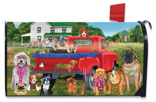 Country Pups Summer Mailbox Cover