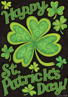 Happy St. Pat's Day Garden Flag