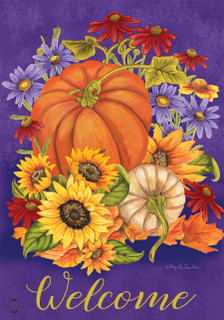 Gifts of Fall Welcome Garden Flag
