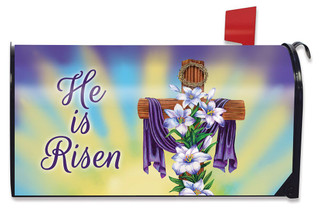 Easter Cross Holiday Large / Oversized Mailbox Cover