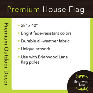 Spring Covered Bridge House Flag Spring Covered Bridge House Flag