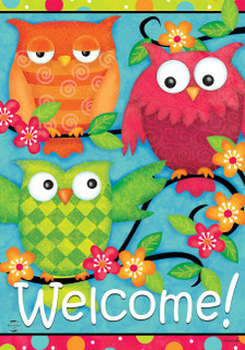 Treetop Welcome Spring Garden Flag
