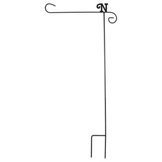 Briarwood Lane Monogram Letter N Garden Flag Stand