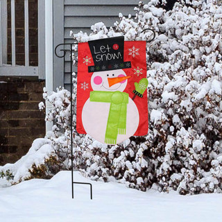 Valentine's Heart Applique Garden Flag