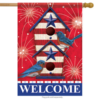 Bluebird Fireworks House Flag