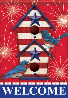Bluebird Fireworks House Flag