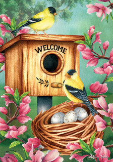 A Watchful Eye Garden Flag