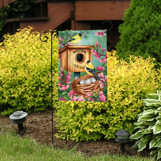 A Watchful Eye Garden Flag