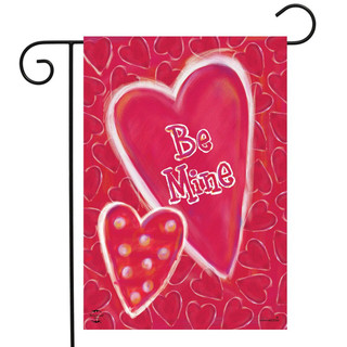 Be Mine Valentine Garden Flag