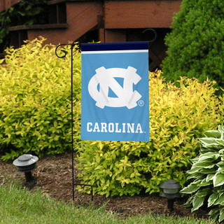 Briarwood Lane small NCAA licensed North Carolina Tar Heels decorative garden flag with colorful printed design.