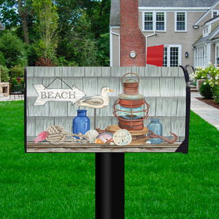 Beachy Vibes Summer Large / Oversized Mailbox Cover