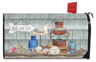 Beachy Vibes Summer Large / Oversized Mailbox Cover