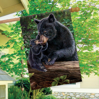 Lily and Hope Bears Summer House Flag