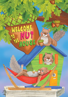 The Nuthouse Summer House Flag