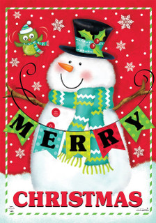 Merry Christmas Pals House Flag