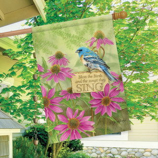 Bless the Birds Spring House Flag