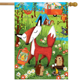 Wilderness Camp Summer House Flag