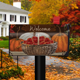 A Time To Gather Autumn Mailbox Cover