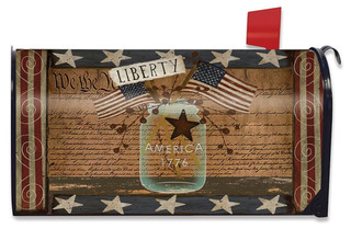 Liberty Primitive Large / Oversized Mailbox Cover