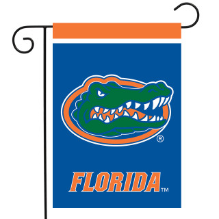 Florida Gators NCAA Licensed Garden Flag by Briarwood Lane, official college sports banner for porch display.