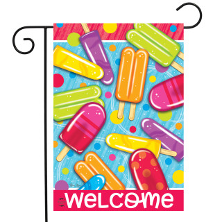 Popsicles Garden Flag