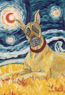 Great Dane Dog Garden Flag