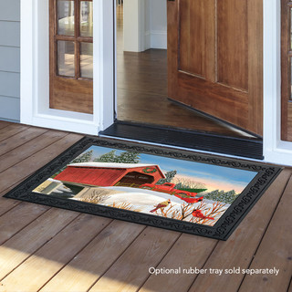 Winter Bridge Doormat
