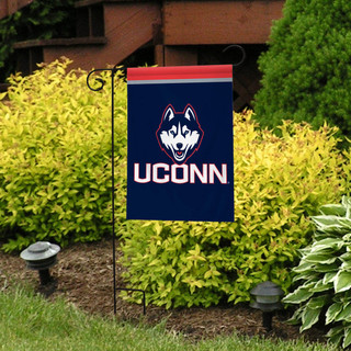 Briarwood Lane UConn NCAA Connecticut Huskies small printed decorative garden flag for porch or yard display.