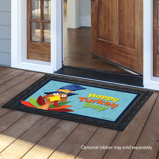 Turkey Day Thanksgiving Doormat