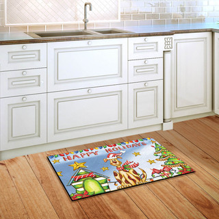 Happy Holidays Dog Doormat