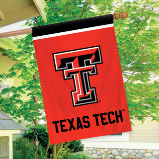 Briarwood Lane Texas Tech Red Raiders NCAA Licensed house flag, official college sports banner.